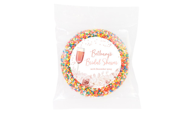 Bubbly Personalised Bridal Shower Chocolate Freckle