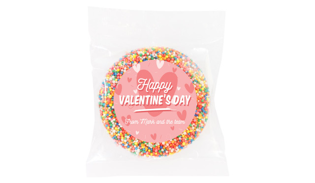 Fun Hearts Personalised Valentine's Day Giant Freckle