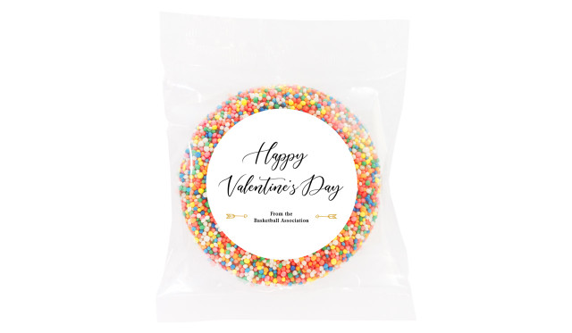 Simple Sentiment Personalised Valentine's Day Giant Freckle