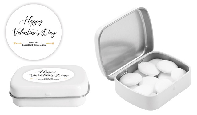Simple Sentiment Personalised Valentine's Day Mint Tin
