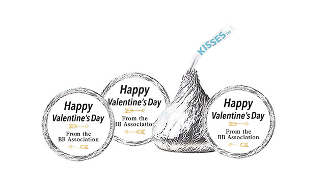 Simple Sentiment Personalised Valentine's Day Hershey's Kisses