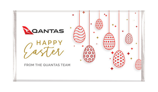 Hanging Eggs Personalised Easter Chocolate Bars