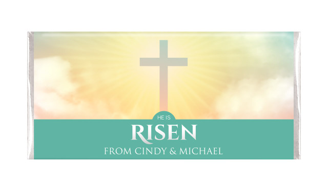 Heavenly Cross Personalised Easter Chocolate Bars