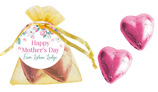 Falling Petals Mother's Day Organza Bag