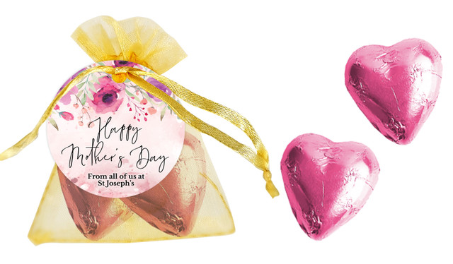 Floral Watercolour Mother's Day Organza Bag