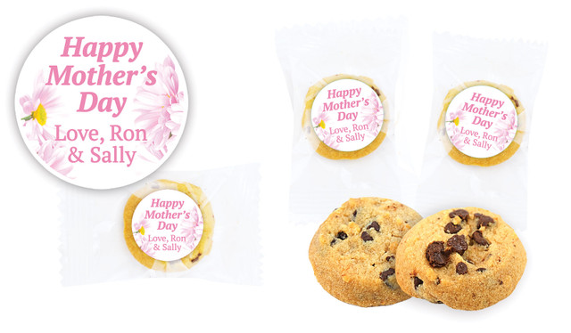 Pink Daisies Mothers Day Personalised Cookie 5g