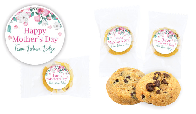 Falling Petals Mothers Day Personalised Cookie 5g