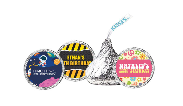 Personalised Hershey's Kisses For Birthdays