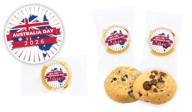 Australia Map Australia Day Personalised Bite-Size Cookie 5g