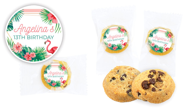 Flamingle Flamingo Birthday Bite-Size Cookie 5g