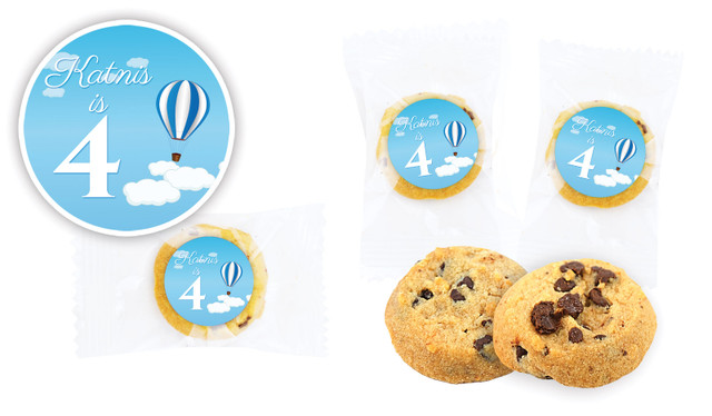Hot Air Balloon Birthday Bite-Size Cookie 5g