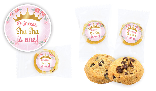 Princess Tiara Birthday Bite-Size Cookie 5g
