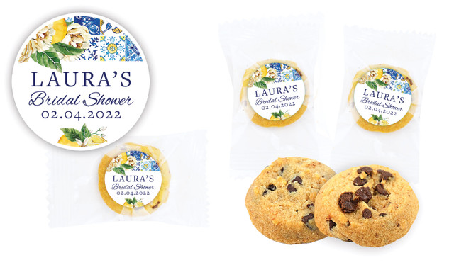 Mediterranean Bridal Shower Bite-Size Cookie 5g