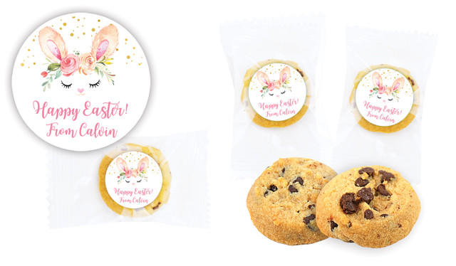 Bunny Face  Personalised Bite-Size Cookie 5g