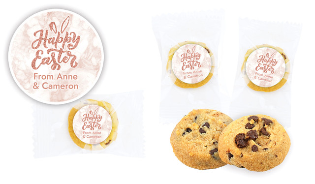 Rose Gold  Personalised Bite-Size Cookie 5g