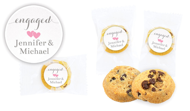 Flowing Words Canvas Engagement Bite-Size Cookie 5g