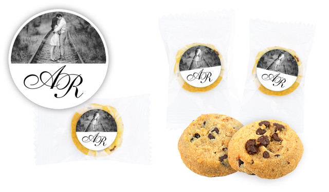 Add A Photo White Wedding Bite-Size Cookie 5g