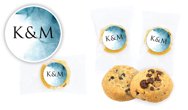 Blue Shade Wedding Bite-Size Cookie 5g