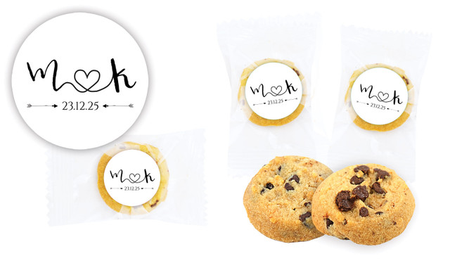Cursive Names Wedding Bite-Size Cookie 5g