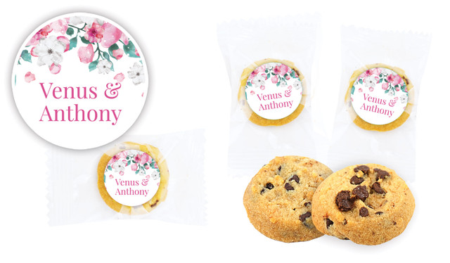 Falling Petals Wedding Bite-Size Cookie 5g