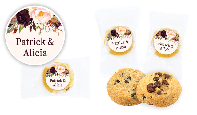 Hanging Flowers Wedding Bite-Size Cookie 5g