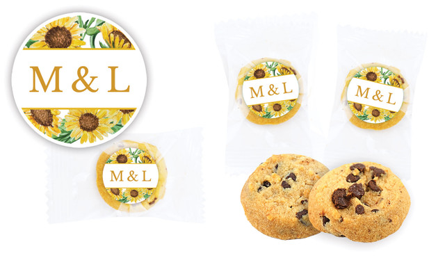 Sunflower Wedding Bite-Size Cookie 5g