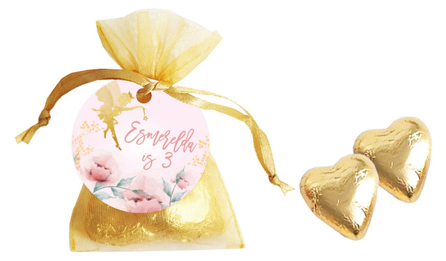 Little Fairy Personalised Birthday Organza Bag