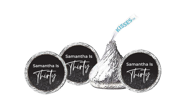 30th Birthday Personalised Hersheys Kisses