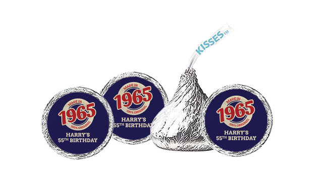 Made In Year Personalised Hersheys Kisses