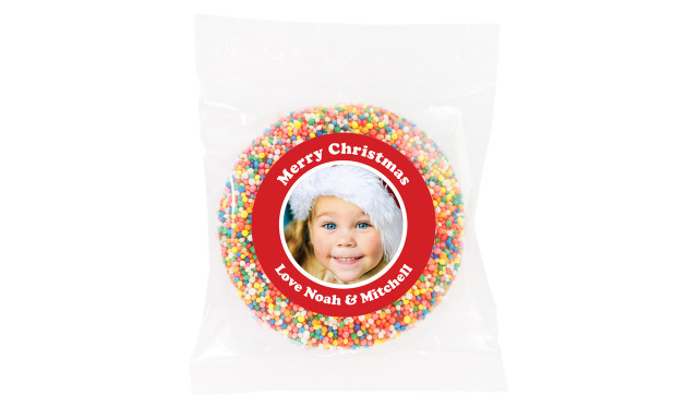 Add A Photo Christmas Personalised Chocolate Freckle