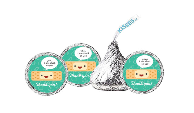 Happy Band Aid International Nurses Day Personalised Hersheys Kisses