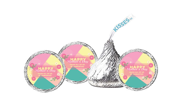 Bold Colours Mothers Day Personalised Hersheys Kisses