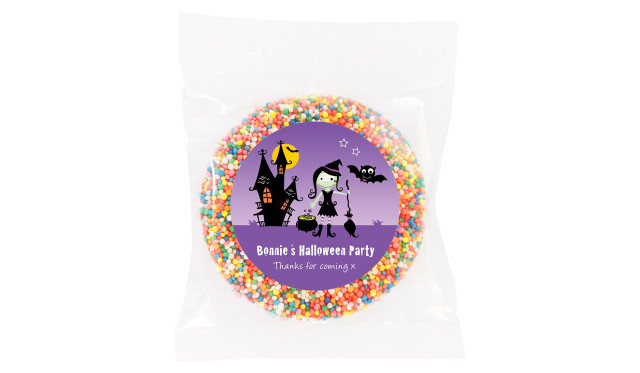 Halloween Witch Personalised Chocolate Freckle