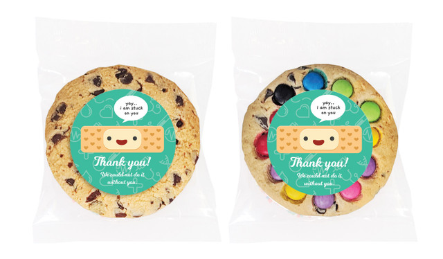 Happy Band Aid International Nurses Day Personalised Cookie