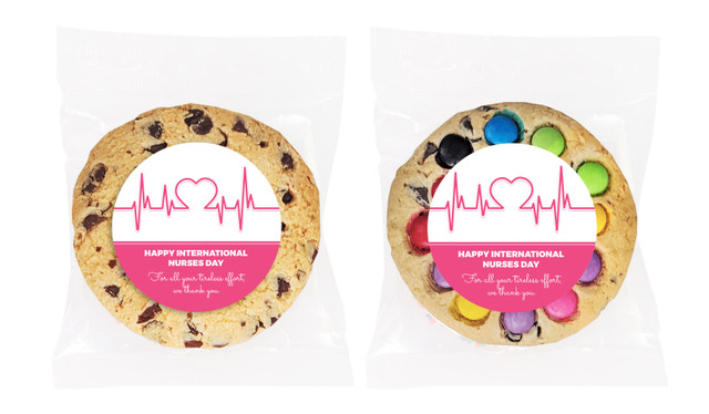 Heart Rate International Nurses Day Personalised Cookie