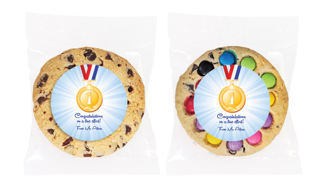 Medal 1st Place Personalised School Personalised Cookie