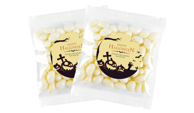 Graveyard Pumpkins Halloween Personalised Lolly Bag