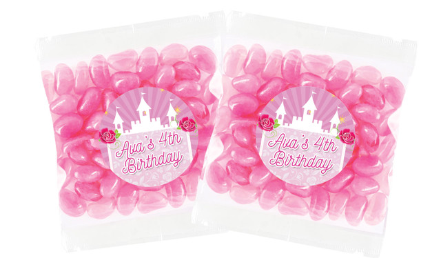 Princess Castle Personalised Lolly Bag Favour - Australia's #1 Kids Party Supplies