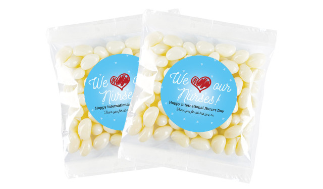 We Love Our Nurses International Nurses Day Personalised Lolly Bag