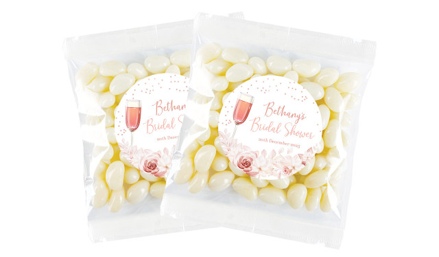 Bubbly Bridal Shower Personalised Lolly Bag