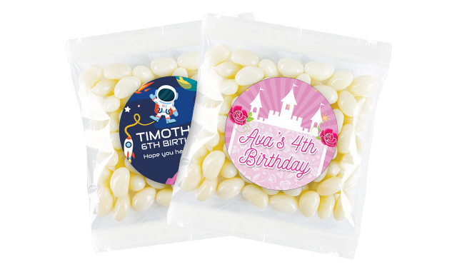 Personalised Birthday Lolly Favour Bag 55g
