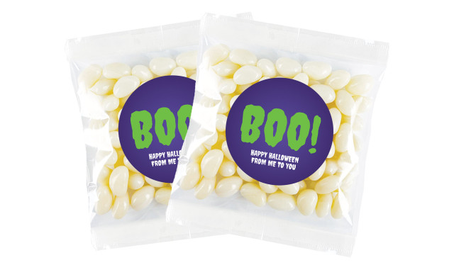 Boo Halloween Personalised Lolly Bag