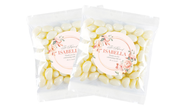 Classic Christening Personalised Lolly Bag