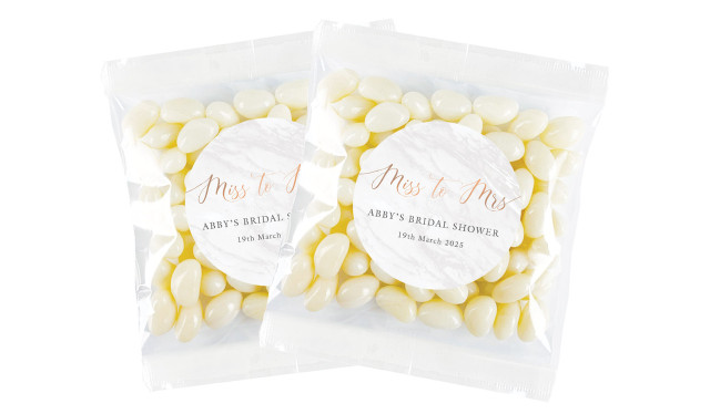 Miss to Mrs Bridal Shower Personalised Lolly Bag