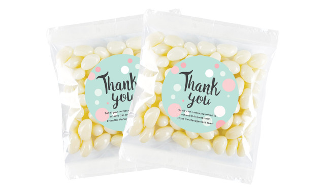 Dots Personalised Lolly Bag
