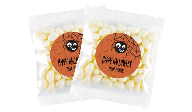 Spider Halloween Personalised Lolly Bag