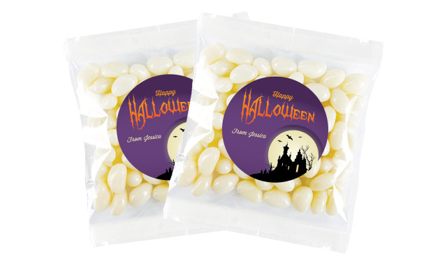 Creepy House Halloween Personalised Lolly Bag