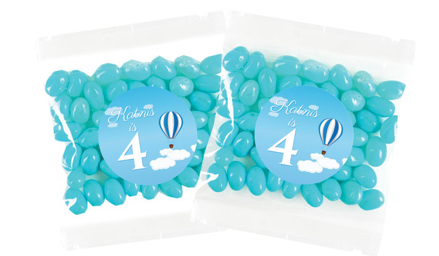 Hot Air Balloon Personalised Lolly Bag Favour - Australia's #1 Kids Party Supplies