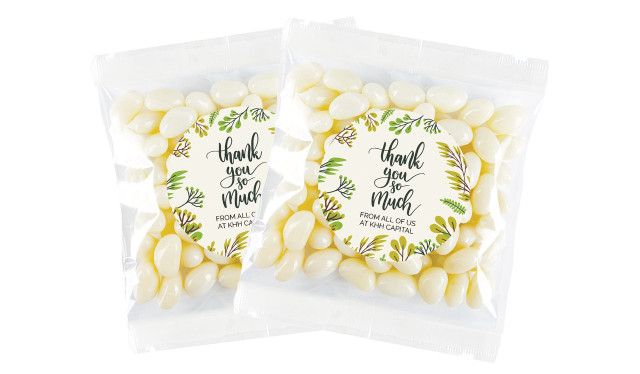Floral Personalised Lolly Bag