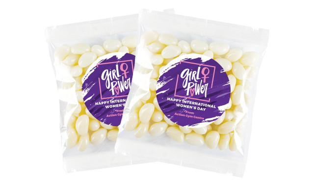 Girl Power International Womens Day Personalised Lolly Bag